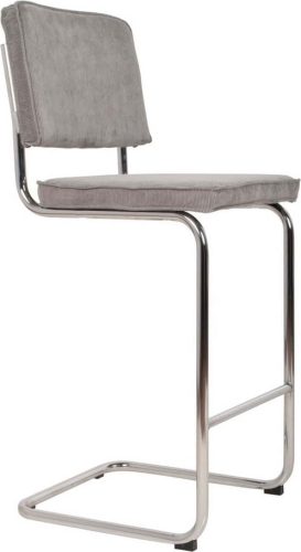 Světle šedá barová židle 113 cm Ridge Rib – Zuiver Zuiver