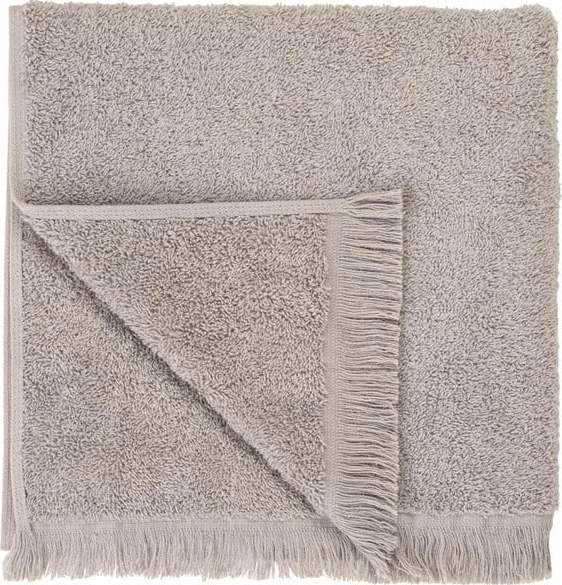 Šedo-hnědý bavlněný ručník 50x100 cm FRINO – Blomus Blomus