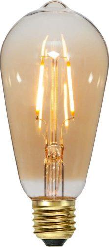 Teplá LED filamentová žárovka E27