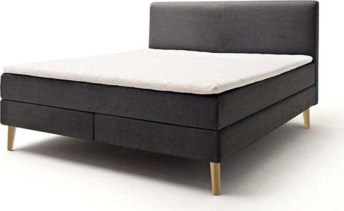 Antracitová boxspring postel 160x200 cm Greta – Meise Möbel Meise Möbel