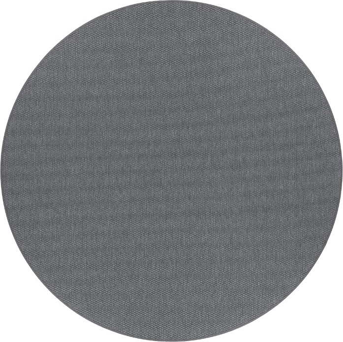 Tmavě šedý kulatý koberec ø 160 cm Bono™ - Narma Narma
