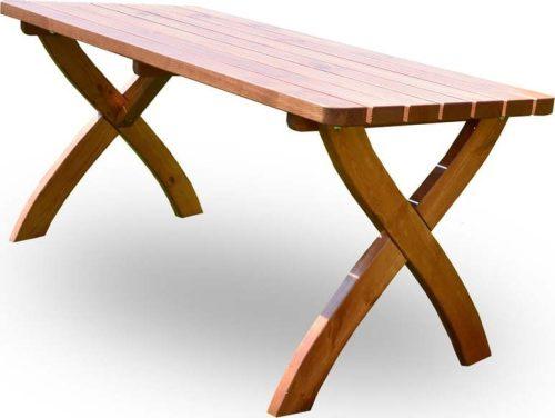 Zahradní jídelní stůl z borovicového dřeva 160x70 cm Strong - Rojaplast Rojaplast