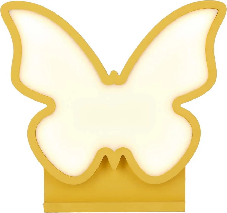 Žlutá dětská lampička Butterfly – Candellux Lighting