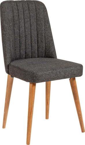 Antracitová sametová jídelní židle Stormi Sandalye – Kalune Design Kalune Design