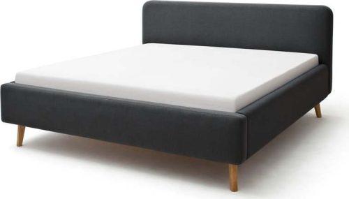 Tmavě šedá čalouněná dvoulůžková postel 160x200 cm Mattis – Meise Möbel Meise Möbel