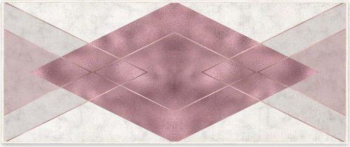 Bílo-fialový pratelný koberec běhoun 80x200 cm – Oyo Concept Oyo Concept