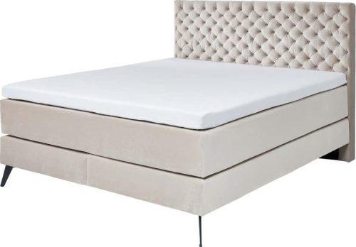 Béžová boxspring postel 200x200 cm La Maison – Meise Möbel Meise Möbel