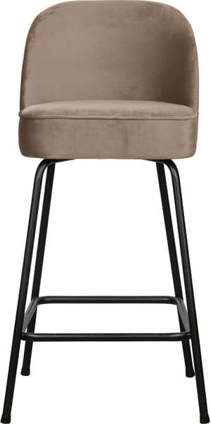 Béžová sametová barová židle 89 cm Vogue – BePureHome BePureHome