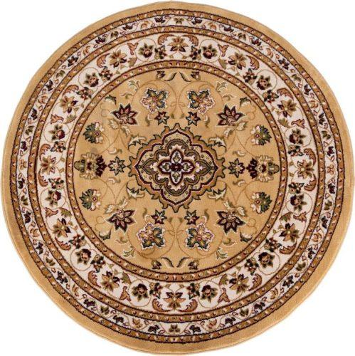 Béžový kulatý koberec 133x133 cm Sherbone – Flair Rugs Flair Rugs