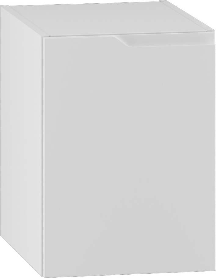 Bílá nízká závěsná koupelnová skříňka 40x46 cm Nicea – STOLKAR Stolkar