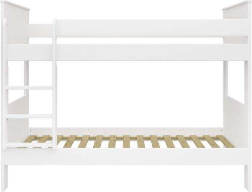 Bílá patrová dětská postel 90x200 cm Alba - Tvilum Tvilum