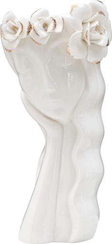 Bílá porcelánová váza Mauro Ferretti Cute Woman Mauro Ferretti