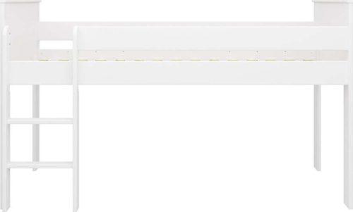 Bílá vyvýšená dětská postel 90x200 cm Alba - Tvilum Tvilum