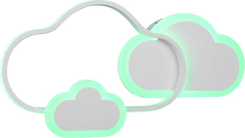 Bílé dětské svítidlo 52x25 cm Cloudy – Trio TRIO