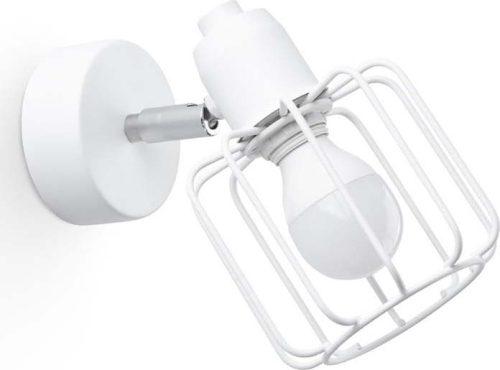 Bílé nástěnné svítidlo ø 10 cm Salom – Nice Lamps Nice Lamps
