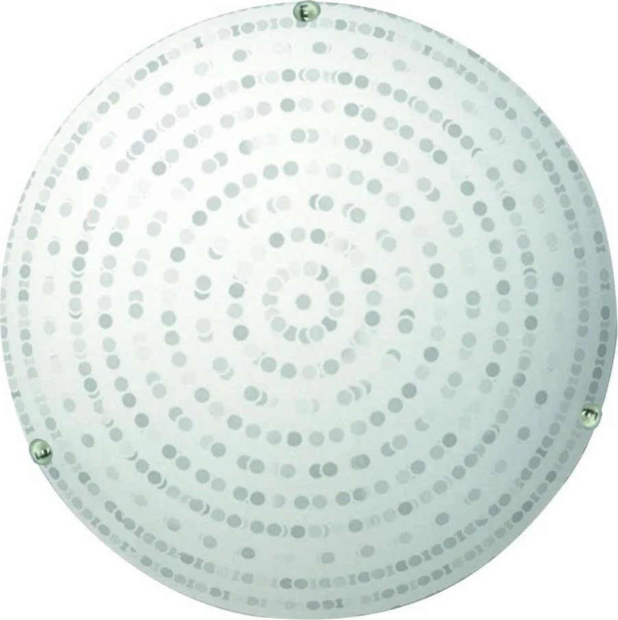 Bílé stropní svítidlo se skleněným stínidlem ø 30 cm Circle – Candellux Lighting
