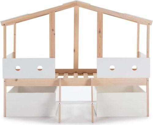 Bílé šuplíky pod dětskou postel 2 ks Compte – Marckeric Marckeric