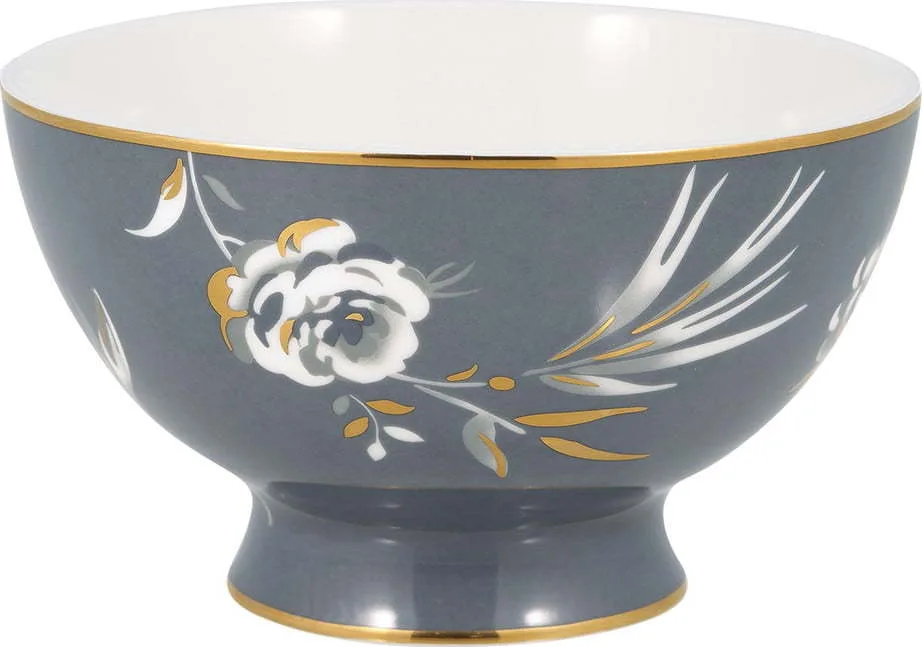 Bílo-šedá porcelánová mísa Aslaug