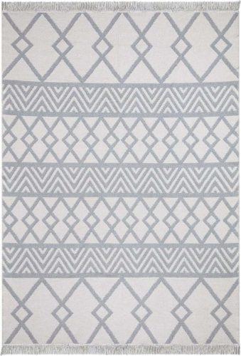 Bílo-šedý bavlněný koberec Oyo home Duo