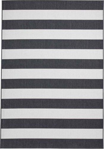 Bílo-černý venkovní koberec 230x160 cm Santa Monica - Think Rugs Think Rugs
