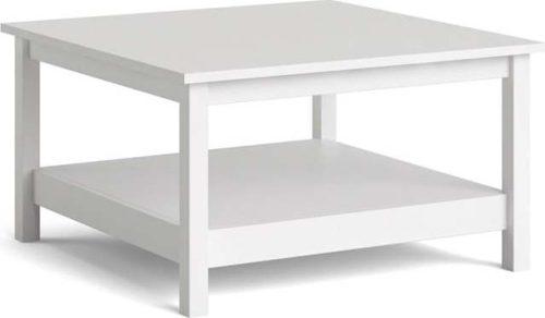 Bílý konferenční stolek 81x81 cm Madrid - Tvilum Tvilum