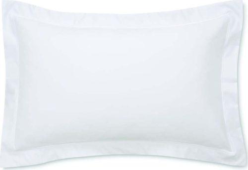 Bílý povlak na polštář z bavlněného saténu Bianca Luxury