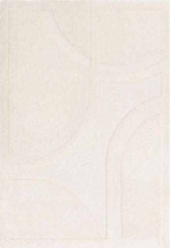 Bílý vlněný koberec 120x170 cm Olsen – Asiatic Carpets Asiatic Carpets