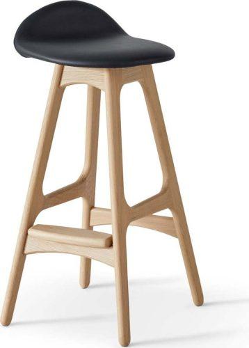 Kožená otočná barová židle 79 cm Buck – Hammel Furniture Hammel Furniture