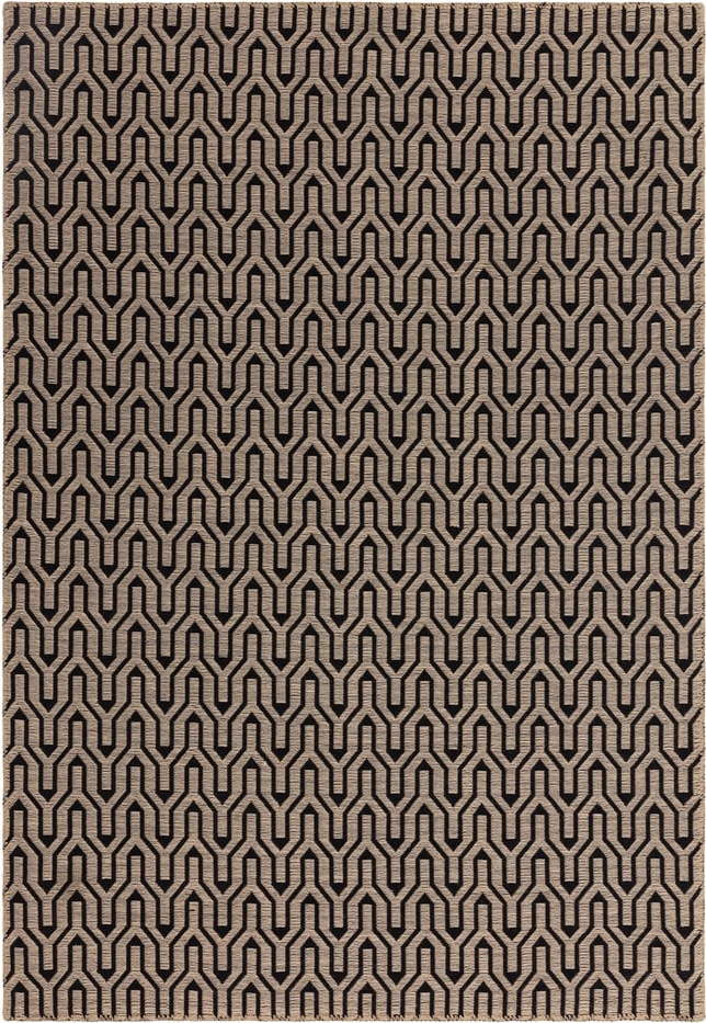Černo-béžový koberec 120x170 cm Global – Asiatic Carpets Asiatic Carpets