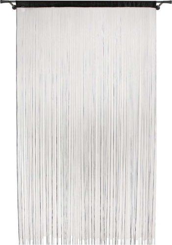 Černý závěs do dveří 100x200 cm String – Mendola Fabrics Mendola Fabrics