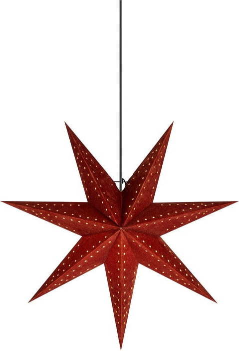 Červená světelná dekorace s vánočním motivem ø 45 cm Embla – Markslöjd Markslöjd