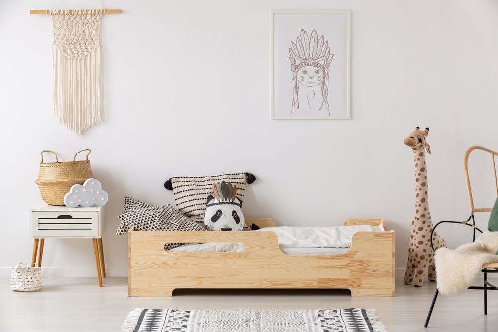 Dětská postel z borovicového dřeva 70x140 cm Box 2 - Adeko Adeko