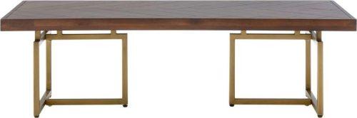 Hnědý kulatý konferenční stolek 60x120 cm Brando – Premier Housewares Premier Housewares
