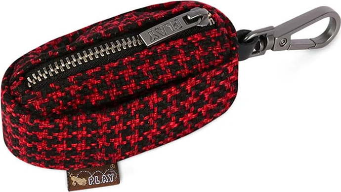 Kapsa na sáčky Houndstooth Red/Black – P.L.A.Y. P.L.A.Y.