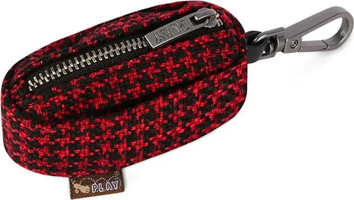 Kapsa na sáčky Houndstooth Red/Black – P.L.A.Y.