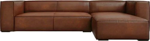 Koňakově kožená rohová pohovka (pravý roh) Madame – Windsor & Co Sofas