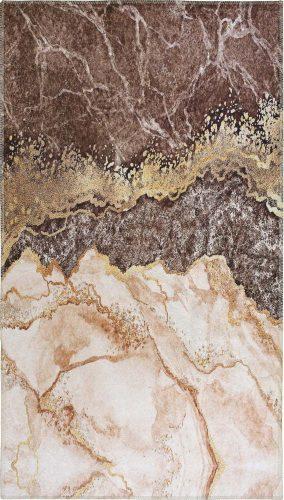 Koňakově hnědo-krémový pratelný koberec běhoun 200x80 cm - Vitaus Vitaus