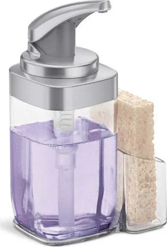 Kovový dávkovač mýdla 650 ml - simplehuman