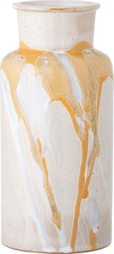 Krémová ručně vyrobená váza z kameniny Savana – Bloomingville Bloomingville