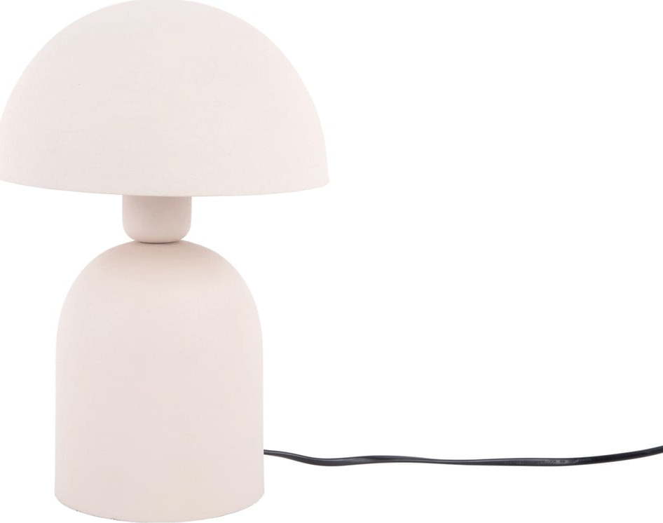 Krémová stolní lampa (výška 29 cm) Boaz – Leitmotiv Leitmotiv