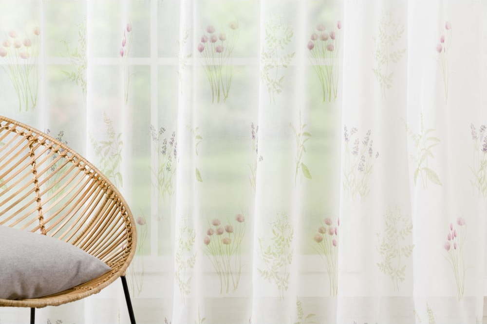 Krémová záclona 400x245 cm Felicity – Mendola Fabrics Mendola Fabrics