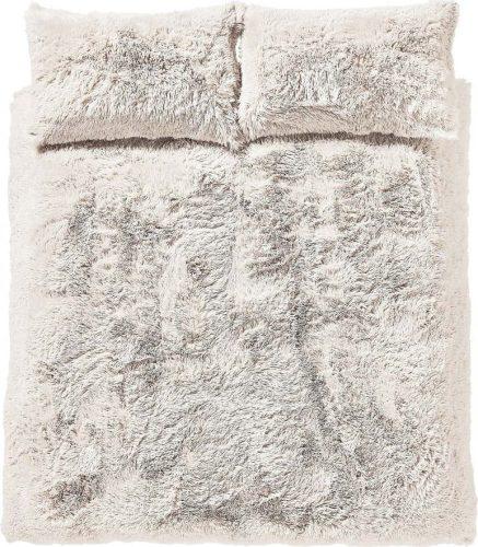 Bílé povlečení na dvoulůžko z mikroplyše 200x200 cm Cuddly – Catherine Lansfield Catherine Lansfield