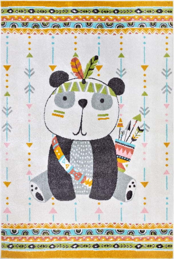 Krémový dětský koberec 120x170 cm Panda – Hanse Home Hanse Home