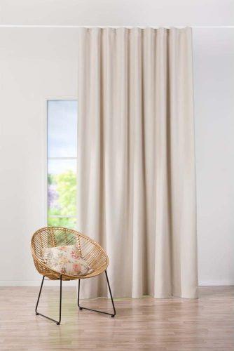 Krémový závěs na háčky 140x260 cm – Mendola Fabrics Mendola Fabrics