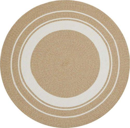 Kulatý venkovní koberec v přírodní barvě ø 150 cm - NORTHRUGS NORTHRUGS