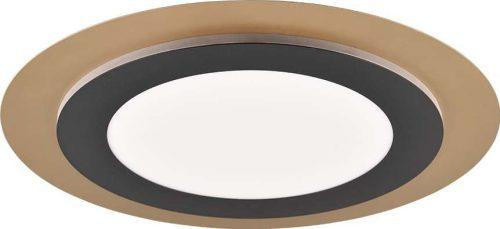 LED stmívatelné stropní svítidlo černo-zlaté barvě ø 45 cm Morgan – Trio TRIO