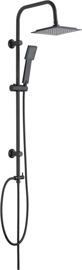 Matně černý sprchový set z nerezové oceli 101 cm Cuadro – Wenko