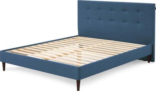 Modrá čalouněná dvoulůžková postel s roštem 160x200 cm Rory – Bobochic Paris Bobochic Paris