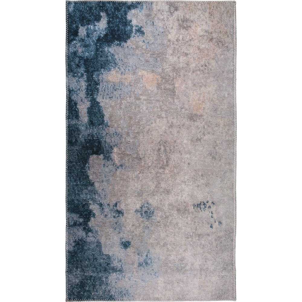 Modro-krémový pratelný koberec 180x120 cm - Vitaus Vitaus