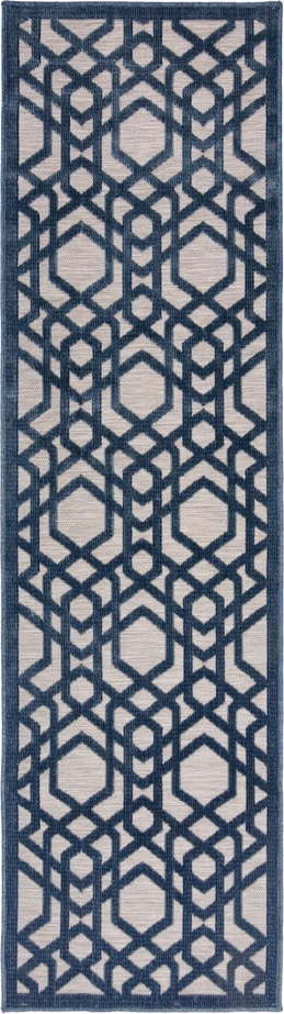 Modrý venkovní koberec 230x66 cm Oro - Flair Rugs Flair Rugs